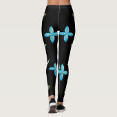 Leggings Motifs de luxe Blue Gold (Dos)