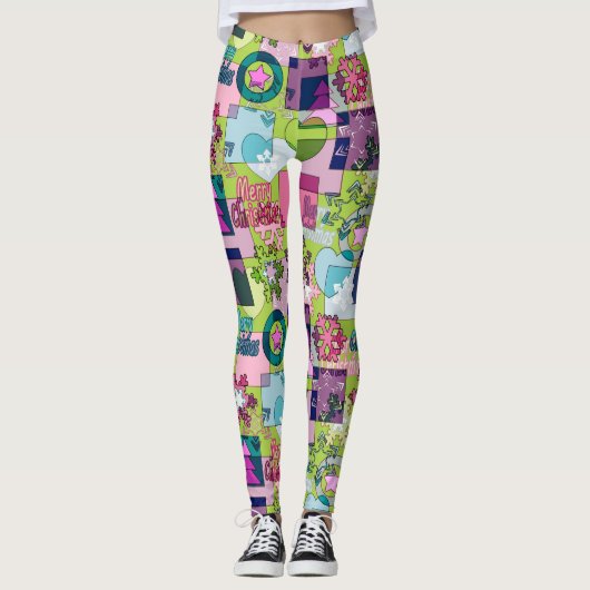 Leggings Motifs de Noël (Devant)