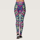 Leggings Motifs de scrapbook arabesque (Dos)
