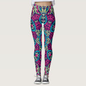 Leggings Motifs de scrapbook arabesque (Devant)