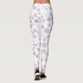 Leggings Motifs de snowflake (Dos)