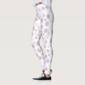 Leggings Motifs de snowflake (Gauche)