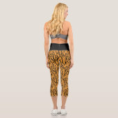 Leggings Motifs de tigres sauvages modernes (Verso)