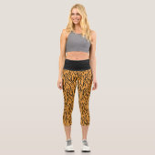 Leggings Motifs de tigres sauvages modernes (Recto)