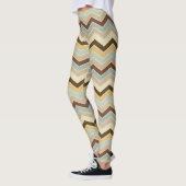 Leggings Motifs de tonalité Terre (Gauche)