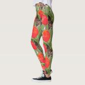 Leggings Motifs de Tulipes rouges (Gauche)