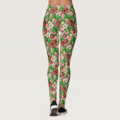 Leggings Motifs de vigne fraise (Dos)