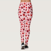 Leggings Motifs des Coeurs de Valentine (Dos)