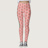 Leggings Motifs d'icônes fraises (Devant)