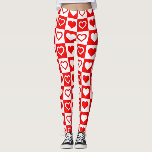 Leggings Motifs du coeur (Devant)