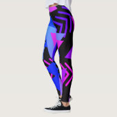 Leggings Motifs du triangle bleu (Gauche)