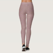 Leggings Motifs en bronze or (Dos)