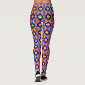 Leggings motifs en diamant coloré (Dos)