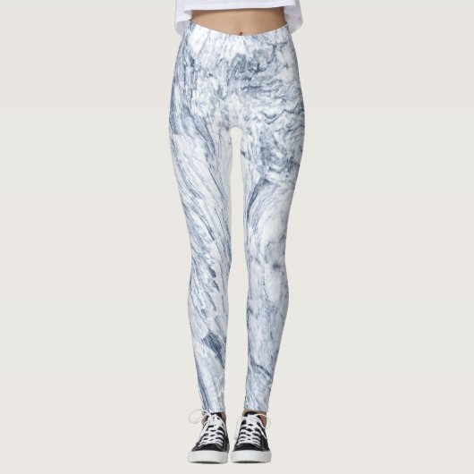 Leggings Motifs en pierre de marbre (Devant)