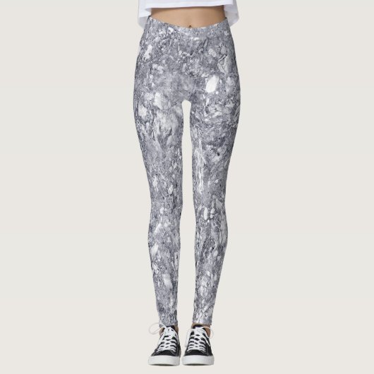 Leggings Motifs en pierre de marbre (Devant)