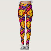 Leggings Motifs en verre d'Halloween (Devant)