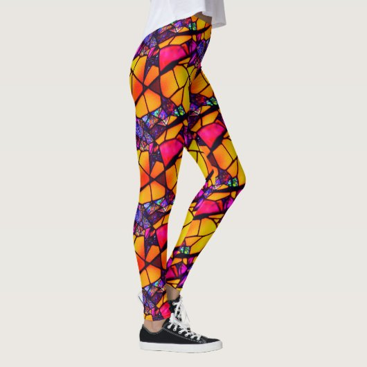 Leggings Motifs en verre d'Halloween (Droite)