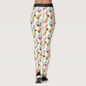 Leggings Motifs Feuilles Tropical (Dos)
