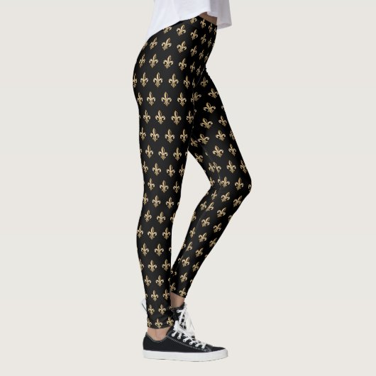 Leggings Motifs Fleur de Lis (Droite)