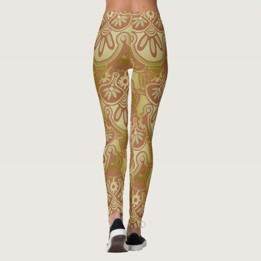 Leggings Motifs géométriques (Dos)