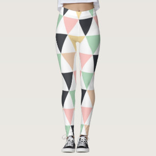 Leggings motifs géométriques colorés