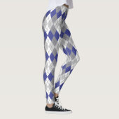 Leggings Motifs Jacquards gris bleu (Droite)