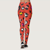 Leggings Motifs Leopard tendance des années 80 (Dos)