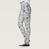 Leggings Motifs noirs blancs (Gauche)