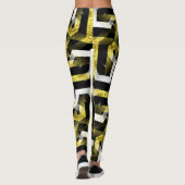 Leggings Motifs noirs et d'or ♥ Funky Zebra II ♥ (Dos)