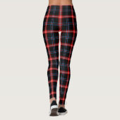 Leggings Motifs noirs/rouges/bleus (Dos)