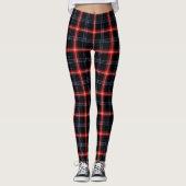 Leggings Motifs noirs/rouges/bleus (Devant)