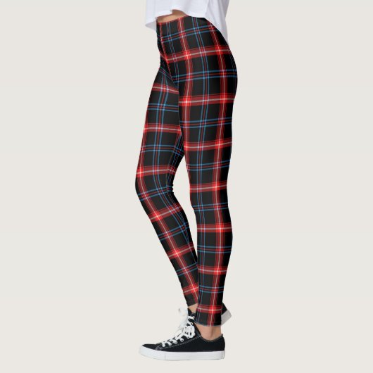 Leggings Motifs noirs/rouges/bleus (Gauche)