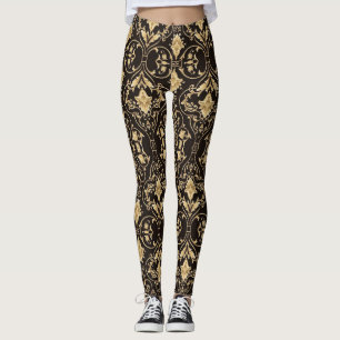 Leggings Motifs noirs simples et élégants