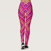 Leggings Motifs ondulés colorés (Dos)