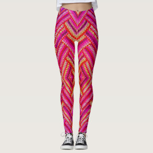 Leggings Motifs ondulés colorés