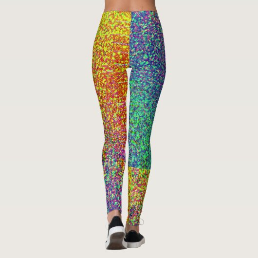 Leggings Motifs Rainbow Blur (Dos)