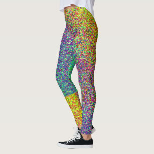 Leggings Motifs Rainbow Blur