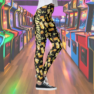 Leggings Motifs Retro Games
