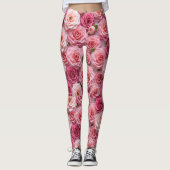 leggings motifs roses (Devant)