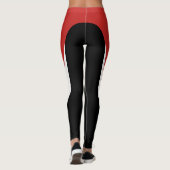 Leggings Motifs rouges/blancs/noirs 3 (Dos)