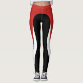 Leggings Motifs rouges/blancs/noirs 3 (Devant)
