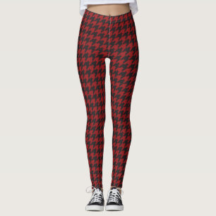 Leggings Motifs rouges et noirs