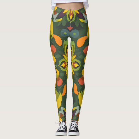 Leggings Motifs sans soudure - Digita bio (Devant)