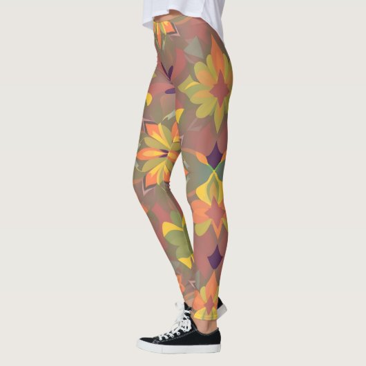 Leggings Motifs sans soudure - Doux Color Dig (Gauche)