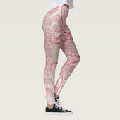 Leggings Motifs tourbillonnants et complexes en dentelle ro (Droite)