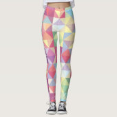 Leggings Motifs Triangles multicolores (Devant)
