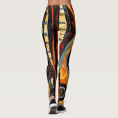 Leggings Motifs tribaux africains (Dos)