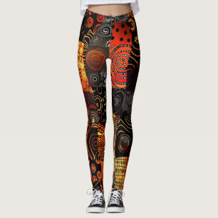Leggings Motifs tribaux africains