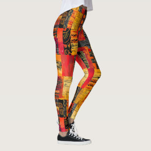Leggings Motifs tribaux africains