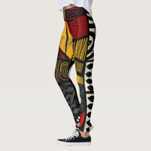 Leggings Motifs tribaux africains